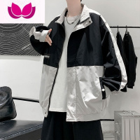 七斓外套男款oversize宽松大码运动休闲夏季服夹克