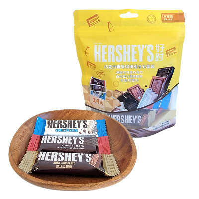 好时巧克力糖果缤纷组合分享装178g(14片)婚庆结婚喜糖休闲零食品