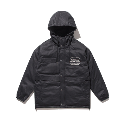 NEWLAKEGBOY棉衣男冬季加厚日系复古拼色连帽棉服休闲百搭保暖棉袄外套男棉衣