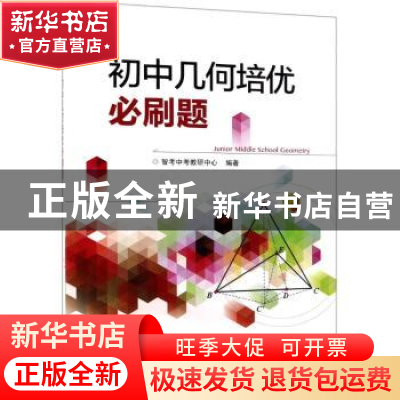 正版 初中几何培优必刷题 智考中考教研中心编著 电子工业出版社
