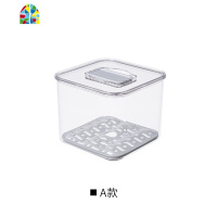 冰箱专用水果蔬菜保鲜收纳盒沥水保鲜盒塑料密封盒厨房食品级饭盒 FENGHOU