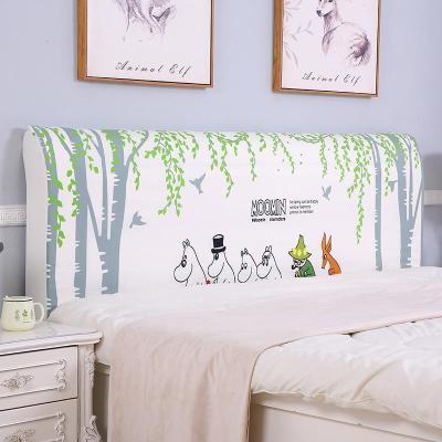 家柏饰(CORATED)欧式全包床头罩套床头套罩弹力布软包床靠背罩防尘保护套1.51.8米 郊游伙伴 2.2米