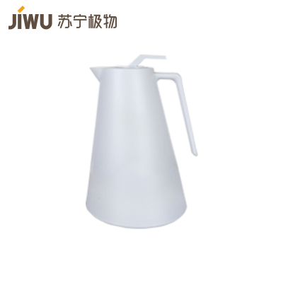 苏宁极物北欧极简玻璃内胆保温壶暖水壶热水瓶灰色1L保温壶水壶家用热水杯开水瓶暖瓶暖水瓶大容量便携茶瓶暖壶