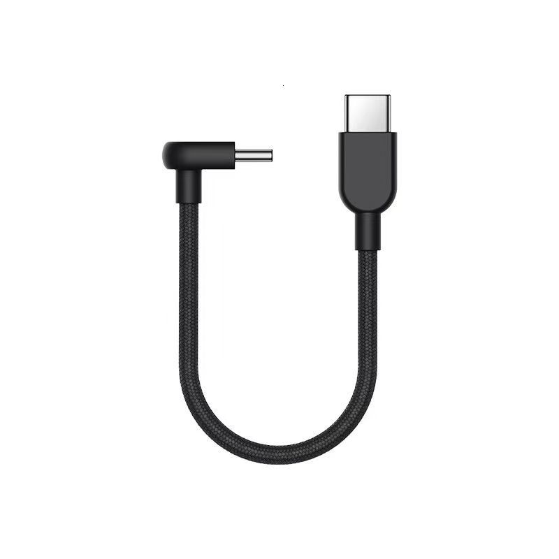 小米3A数据线10cm随身便携快充type-c接口USB-C转USB-C弯头设计