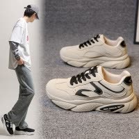 20266春季老爹鞋新款韩版ins男学生厚底增高运动跑步休闲街拍