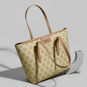 百搭老花托特包大容量通勤包包女新款高级感时尚单肩腋下大包