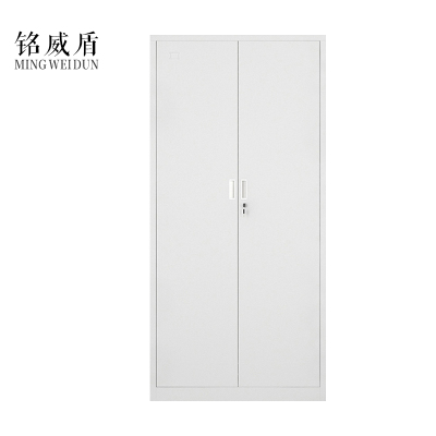 铭威盾钢制文件柜铁皮资料柜办公室档案柜带锁储物柜财务凭证柜通体双开门器材柜
