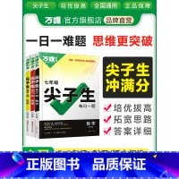数学 八年级/初中二年级 [正版]2024万唯尖子生每日一题七八九年级+中考数学物理化学初中生初一初二初三通用尖子生题库