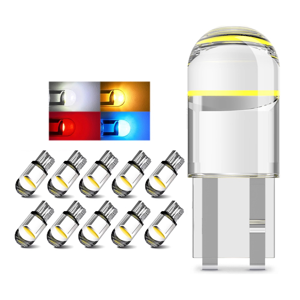 亿维顿 汽车led通用t10灯泡W5W改装示宽灯汽车12V牌照小插泡阅读顶灯 个