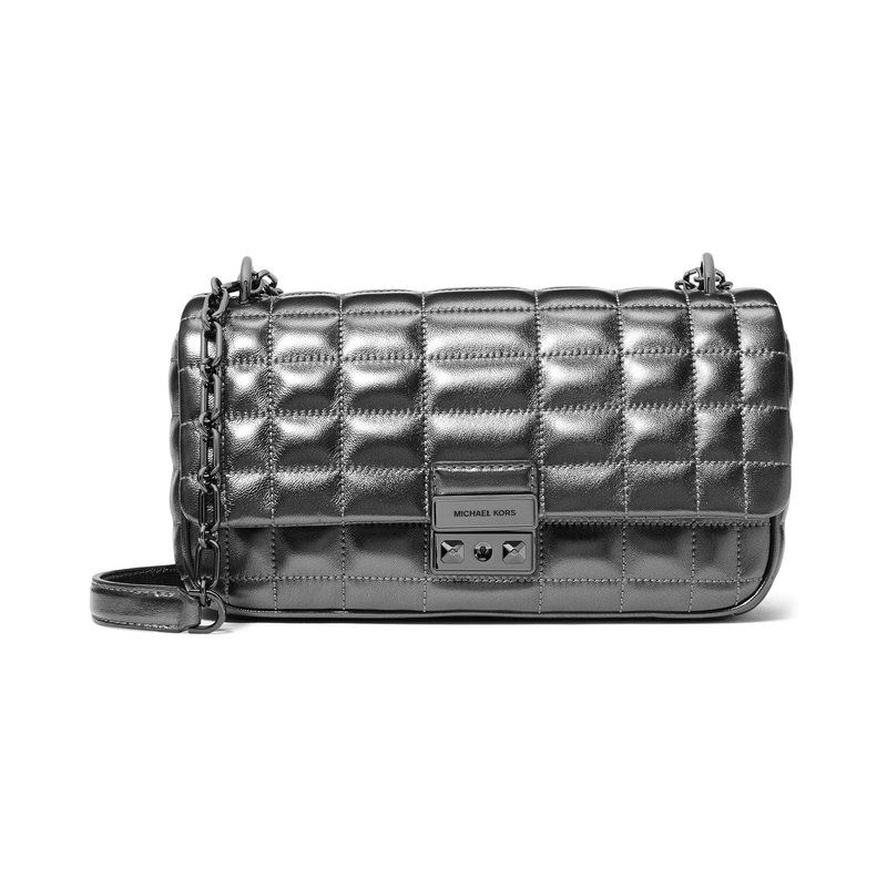 迈克·科尔斯(MICHAEL KORS)大容量链条肩背包女斜挎包精品皮质拼