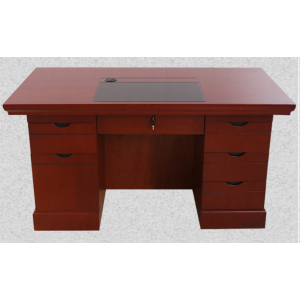 豫亨 办公家具贴木皮办公桌电脑桌职员办公桌财务桌主管桌写字台老板桌单人桌教师办公桌经理桌