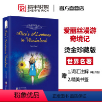 爱丽丝漫游奇境记 英文 [正版]振宇书虫|爱丽丝梦游仙境英文版原版原著 爱丽丝漫游奇境记书 镜中奇缘儿童文学童话小说小学