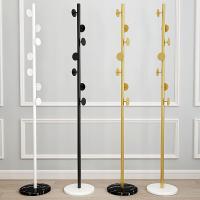 北欧小户型客厅落地挂衣架后现代简约轻奢大理石金属衣帽架衣服架