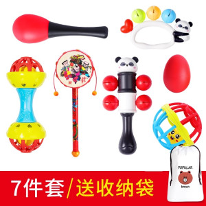 婴儿玩具0一1岁益智早教新生儿手摇铃3宝宝三个月抓握训练小沙锤6