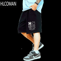 HLCOMAN夏季宽松短裤男潮牌百搭运动裤加肥加大五分裤胖子大码裤子篮球裤