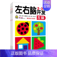 [正版]一套2本小婴孩2~3岁左右脑开发.右脑2-3-6岁儿童全脑智力开发早教书幼儿潜能开发语言数学逻辑思维训练书趣味游