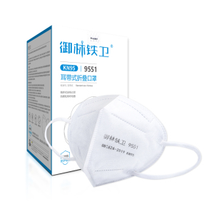 御林铁卫 9551 KN95耳戴折叠式口罩