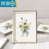 敬平北欧风相框摆台画框装裱挂墙定制6寸7七寸情侣相册带框架打印照片 北欧款-莫兰迪绿 8K/开挂墙[可放26.7*38.