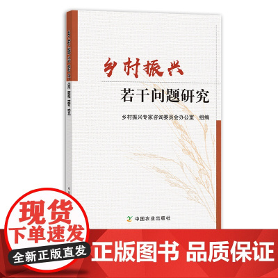 乡村振兴若干问题研究 9787109289772 中央农办 农业农村部乡村振兴专家咨询委员会办公室 农村 村镇 乡镇 村