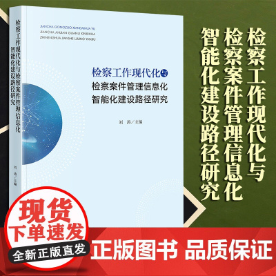2023新书 检察工作现代化与检察案件管理信息化智能化建设路径研究 刘涛主编 法律出版社