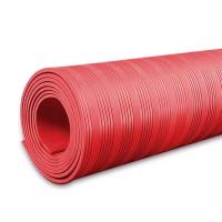鑫迈凯斯 高压绝缘橡胶板 红色防滑地垫 3.0mm厚 50Kg[1*8米]卷