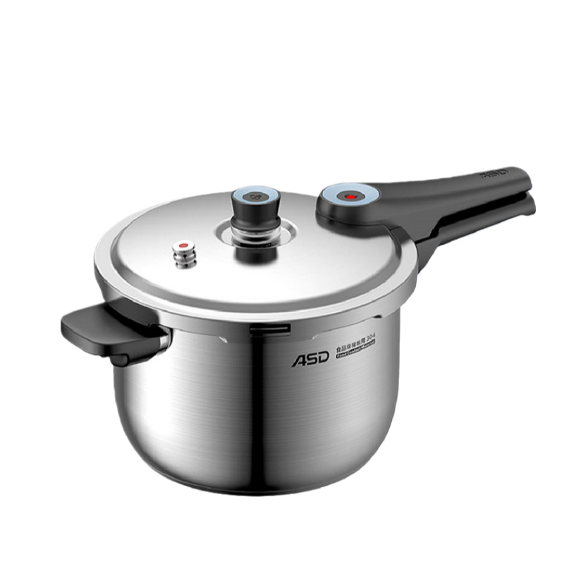 爱仕达(ASD)压力锅燃气304不锈钢高压锅家用防爆六保险商超款电磁炉通用 24cm YC1824