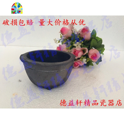 老式土砂锅煲汤小号家用燃气煤气灶专用陶瓷煲仔饭无釉沙锅粗炖锅 FENGHOU 超厚款1000毫升上火