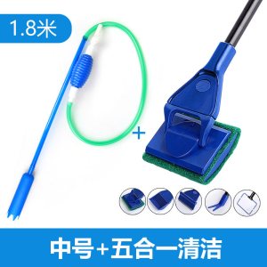 鱼缸换水器虹吸换水管抽水清洗砂便手动清理洁非吸水器洗沙粪