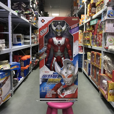 宇宙奥特曼七爷奥特曼act2.0初代泰罗赛文欧布杰克奥特曼玩具。70公分大奥特曼泰罗发光发声送小奥特曼