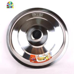 不锈钢大锅盖 炒锅平底锅盖家用老式铁锅盖子 缸盖顶盖加厚大 FENGHOU 36井特厚钢盖35厘米