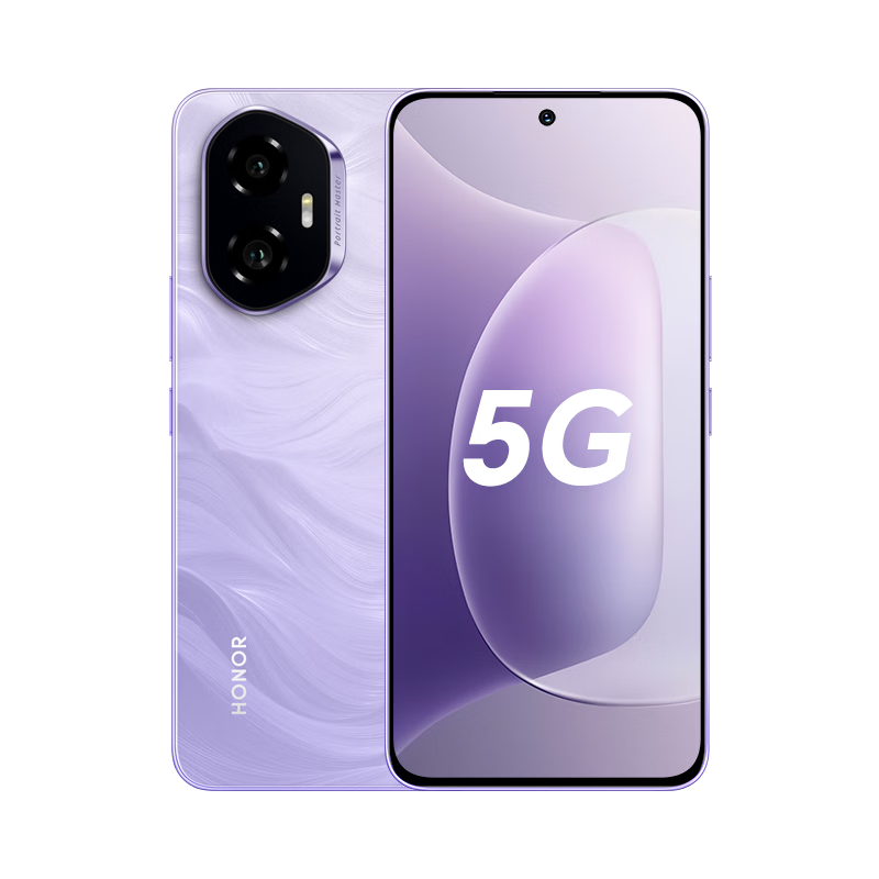荣耀300 12GB+256GB庐烟紫 5G智能手机 美颜拍照手机 小直屏单反级双防抖主摄100W超级快充荣耀绿洲护眼屏