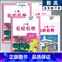 五下 数英全2本 小学通用 [正版]2022上海名校名卷一二年级上三四五年级上册下册语文数学英语12345第一二学期沪教