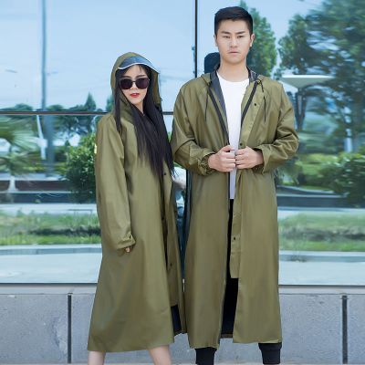 雨衣长款雨衣男成人户外女单人连体电动车雨衣分体套装雨衣加厚