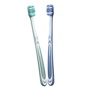 安居先森成人适中小头软毛深层洁净牙刷四色2支装an2402109