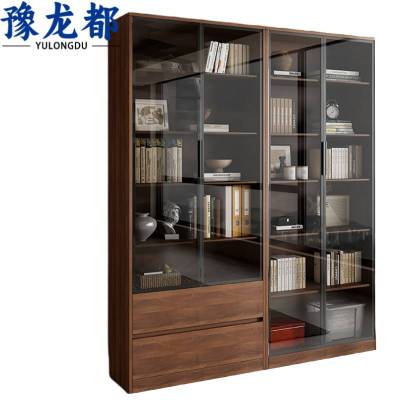 豫龙都书柜实木个