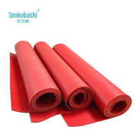 天空桥 绝缘胶垫 红色8mm*1m*10m 卷