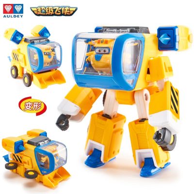 奥迪双钻超级飞侠大号超级机器人装备合体机甲套装玩具载具多多750322