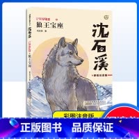狼王宝座 [正版]狼王宝座彩绘注音版动物小说适合1-3低年级年级阅读儿童文学彩绘注音版小学生课外阅读书籍沈石溪的书短篇小