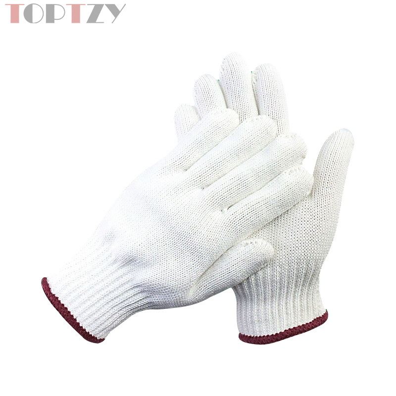 toptzy TZ5071816 劳保手套棉线手套耐磨手套 A款12双
