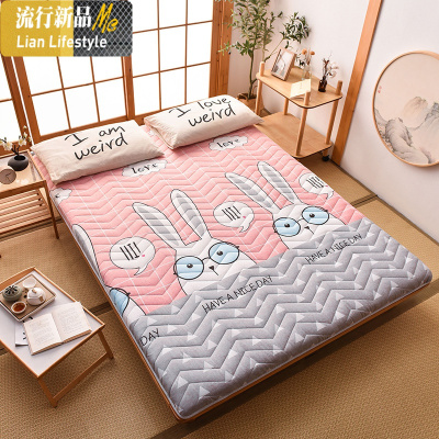 加厚床垫双人家用1.8m褥子学生单人1.2m床1.5米软垫被海绵榻榻米 三维工匠