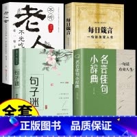 全4册 老人言+每日箴言+句子迷+名言佳句 [正版]全套4册句子迷名言佳句每日箴言一句话改变人生老人言珍藏好词好句好段辞