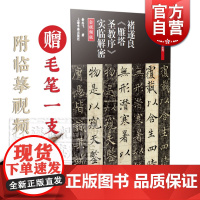 褚遂良雁塔圣教序实临解密 送毛笔碑帖名品全本实临系列附临摹视频楷书上海书画出版社书法碑帖篆刻字帖正版图书籍
