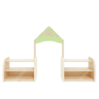 华森葳儿童家具 淘乐幼儿城堡入口-米色