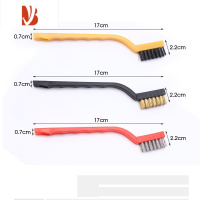 三维工匠厨房刷锅刷子煤气灶清洁刷灶台油烟机洗锅刷器钢丝小刷子缝隙刷