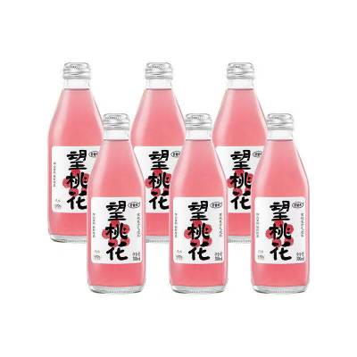 好望水望桃花果汁气泡水300mL*6瓶健康熬煮