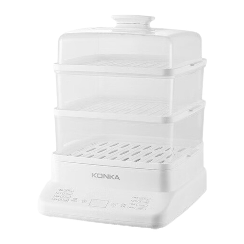 康佳电蒸锅24L双层容量元气鲜食KDZG-1003-W