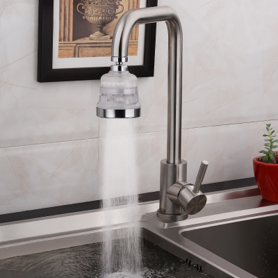 水龙头防溅头厨房家用可防溅水过滤花洒喷头龙头嘴加长延伸器内扣-----短款(双出水)