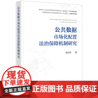 正版 公共数据市场化配置法治保障机制研究 赵加兵 著 法律出版社 cy
