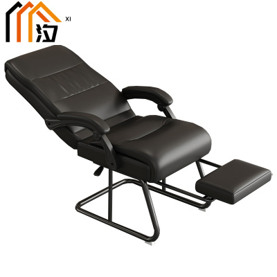 汐躺椅皮质把