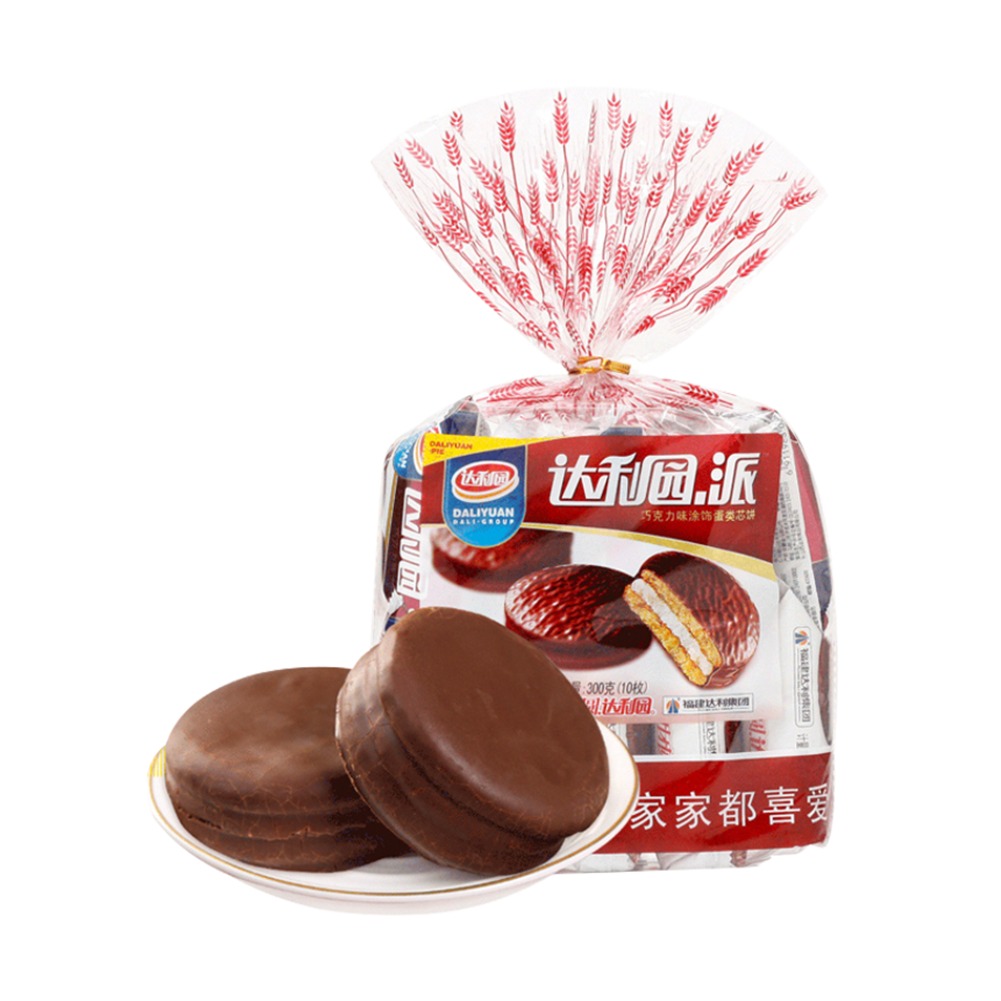 达利园巧克力派260g*2袋巧克力味 休闲饼干